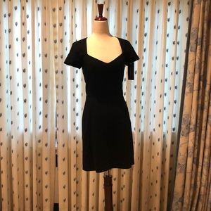 French Connection Black V-Neck MINI Dress NWT
